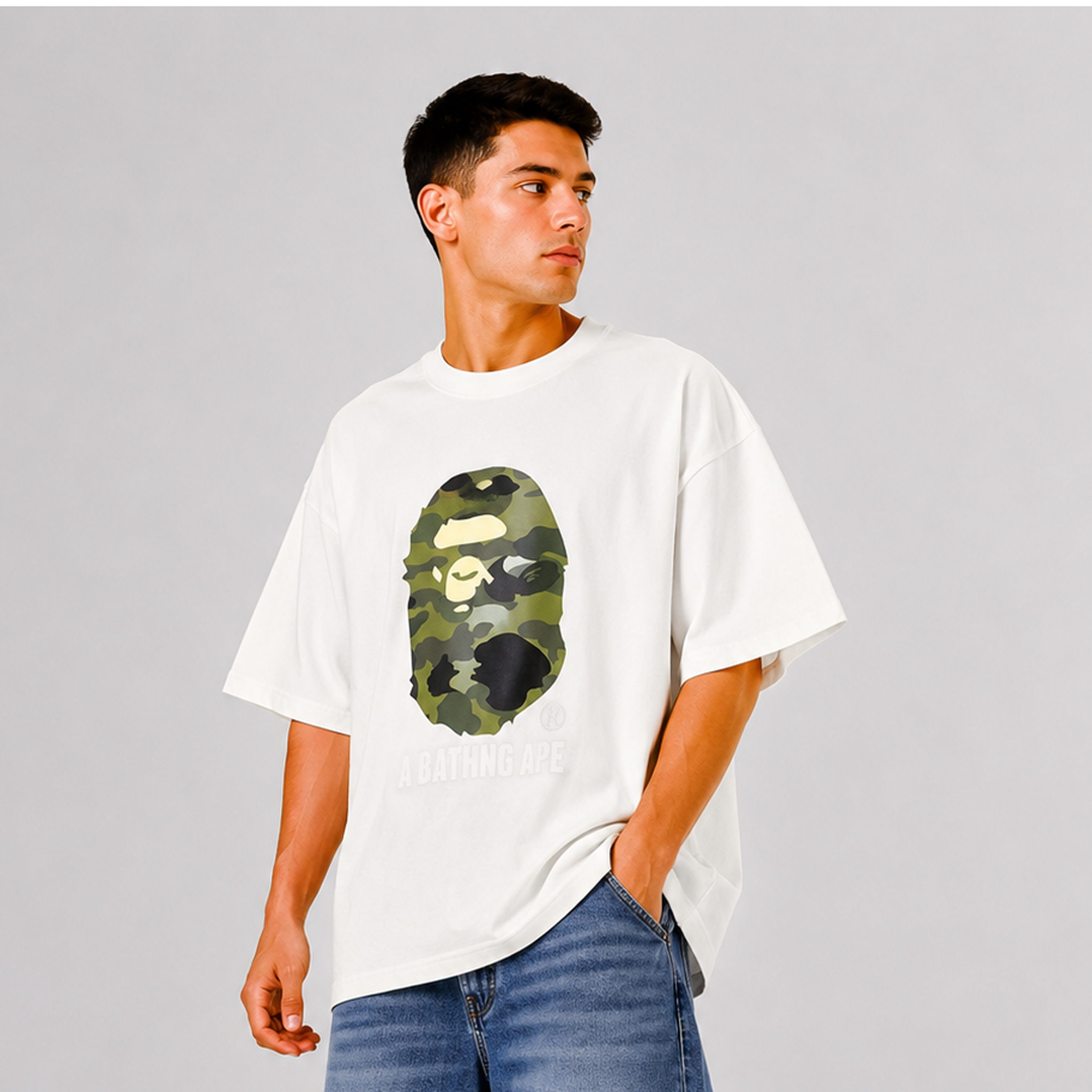 A BATHING APE V2 Oversized T-shirt – ZINC Originals