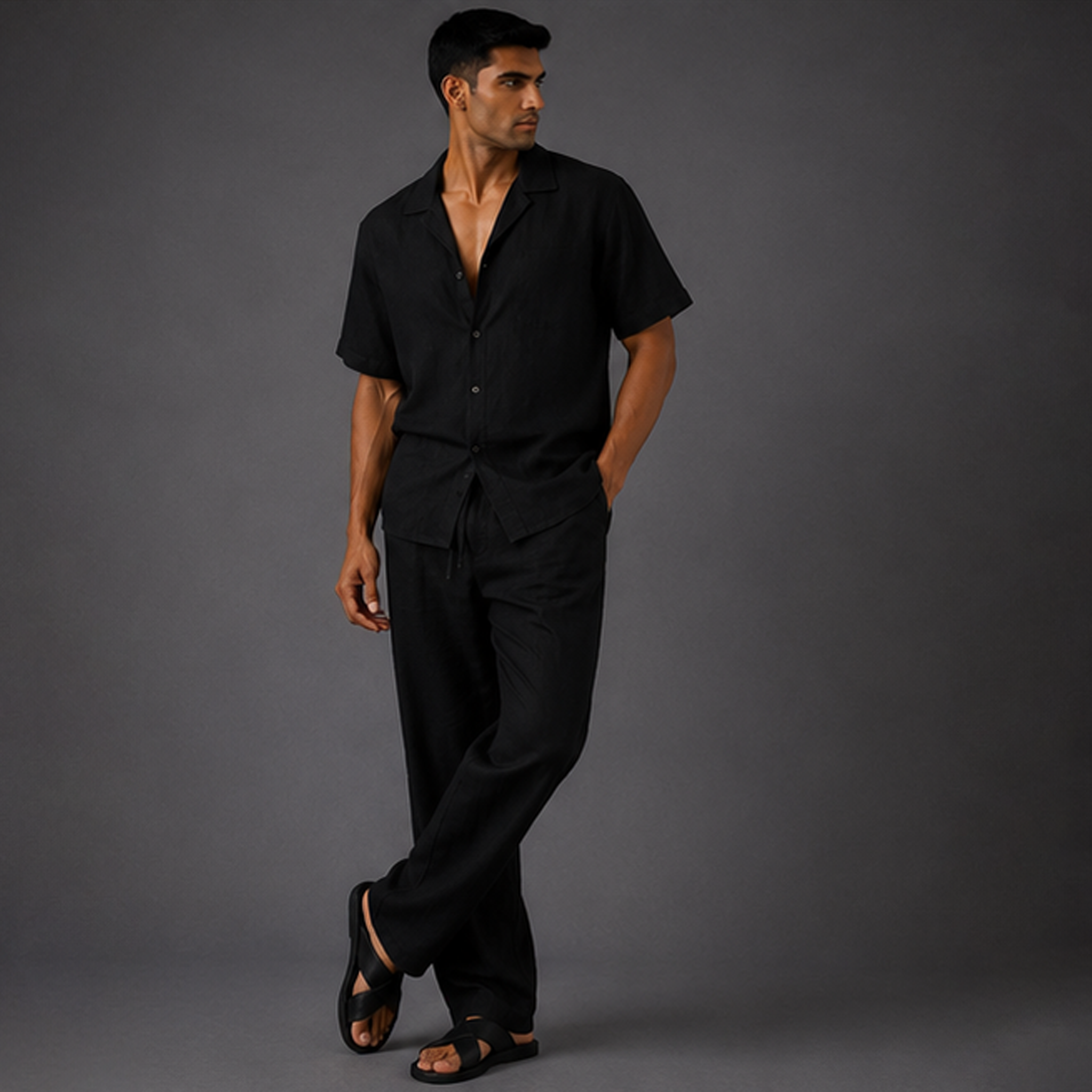 Linen Regular Fit Pants