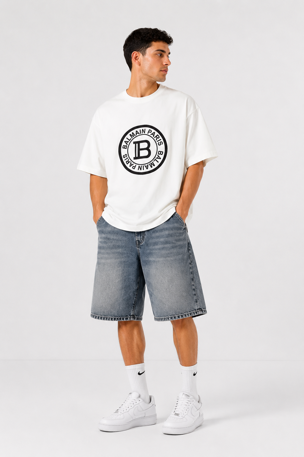 BALMAIN PARIS Oversized T-shirt