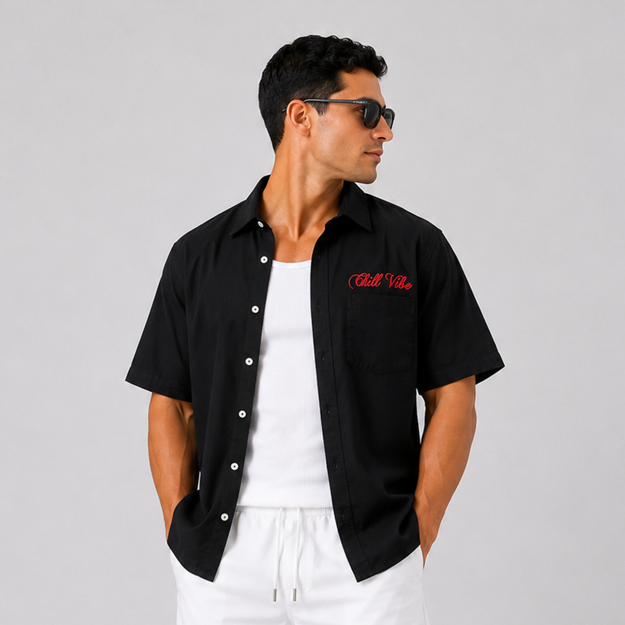 ZARA Box Fit  Short Sleeve Shirt