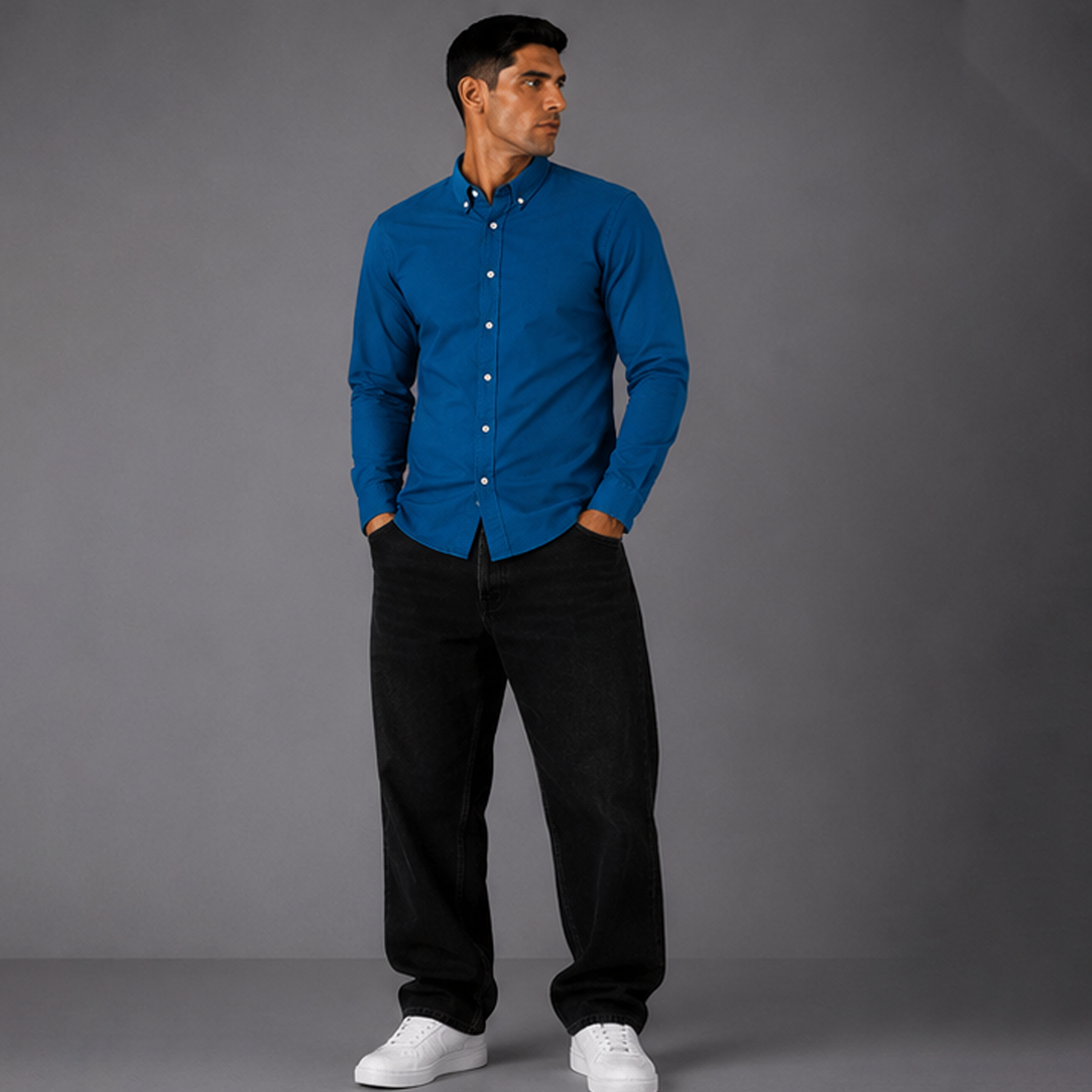 Regular fit OXFORD Long Sleeve Shirt