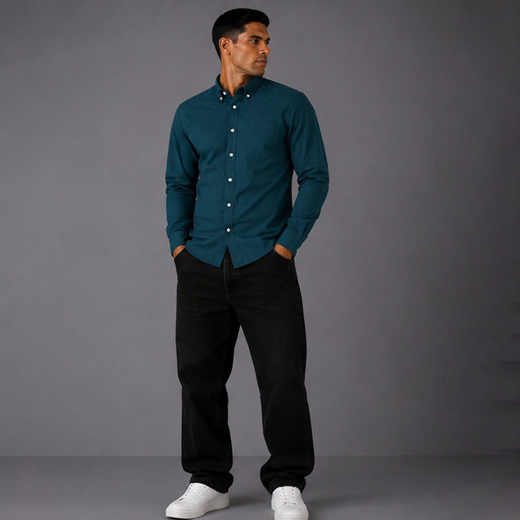 Regular fit OXFORD Long Sleeve Shirt