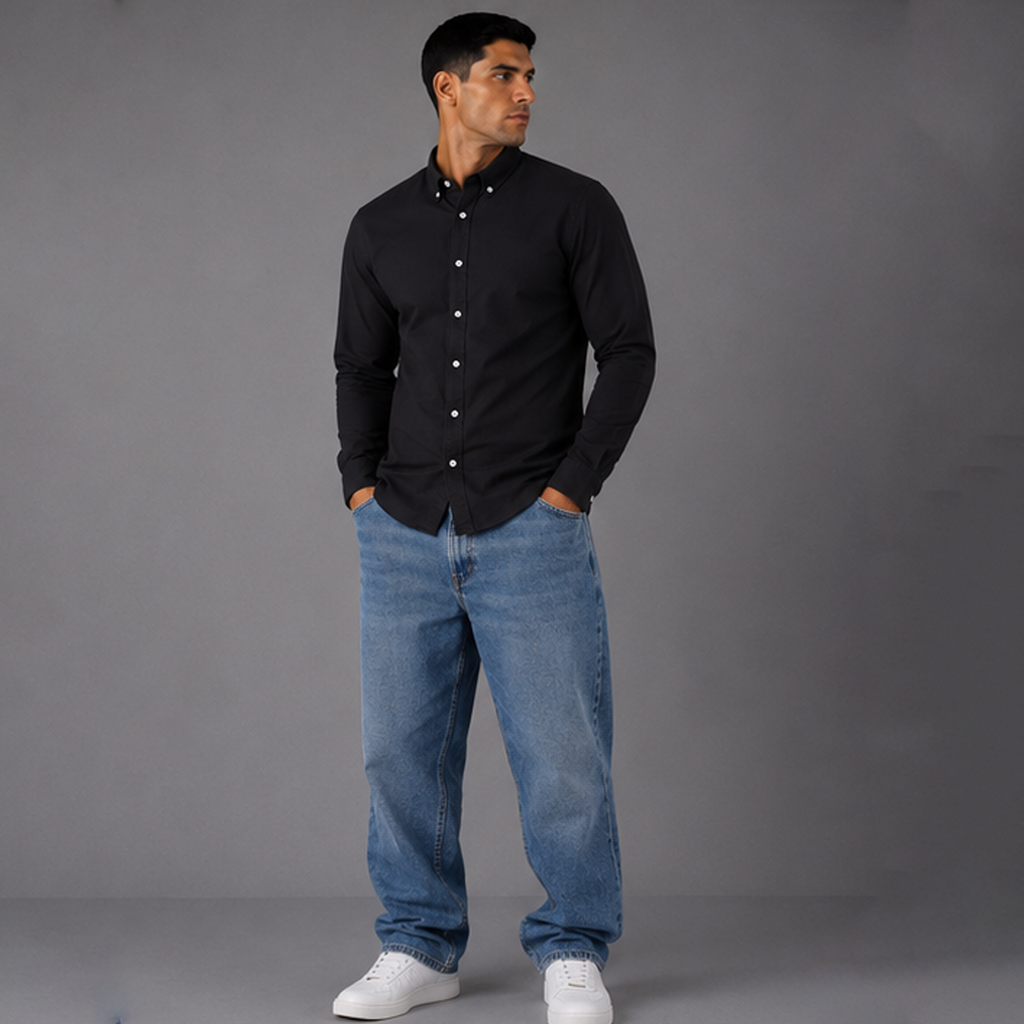 Regular fit OXFORD Long Sleeve Shirt