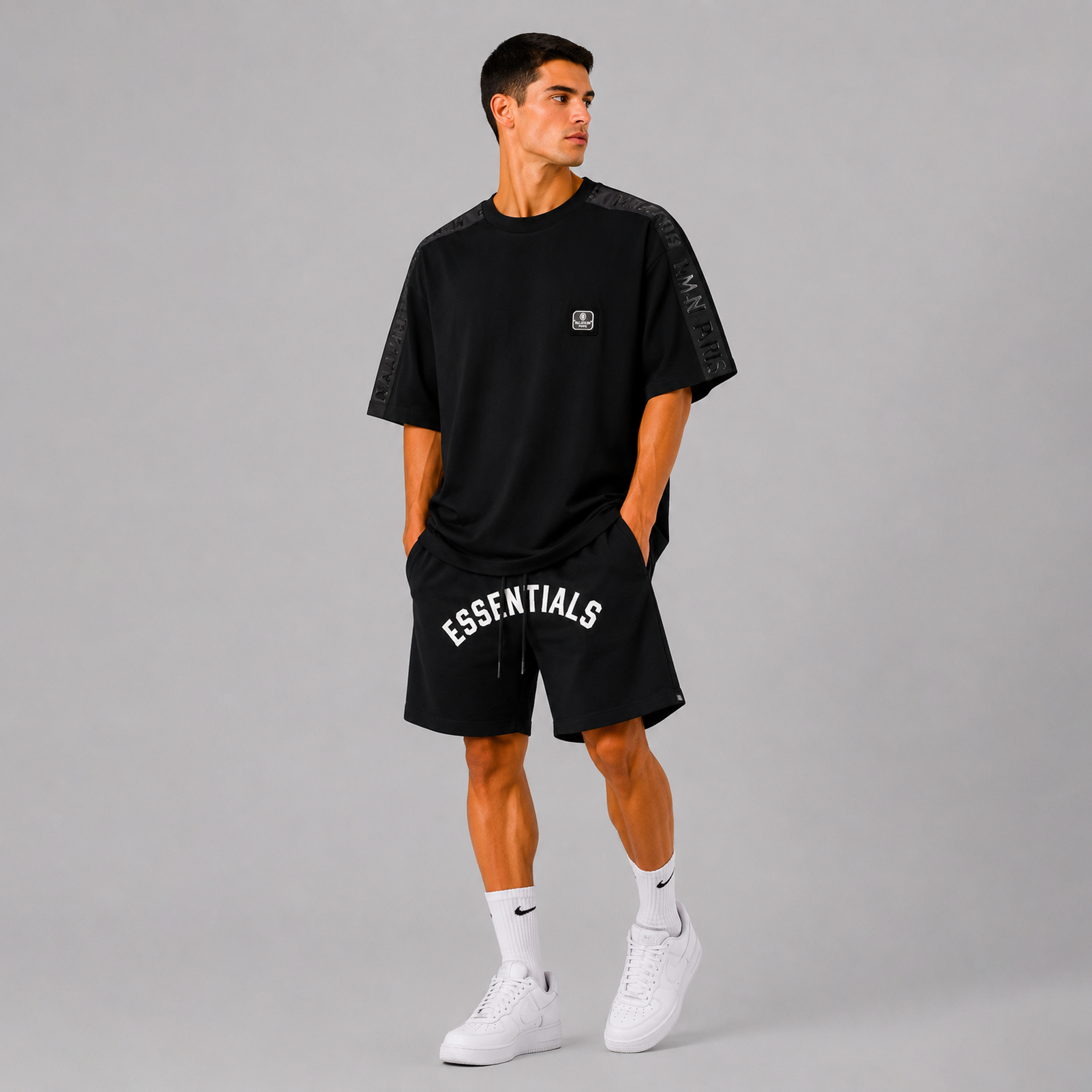 BALMAIN RIBBON Oversized T-shirt