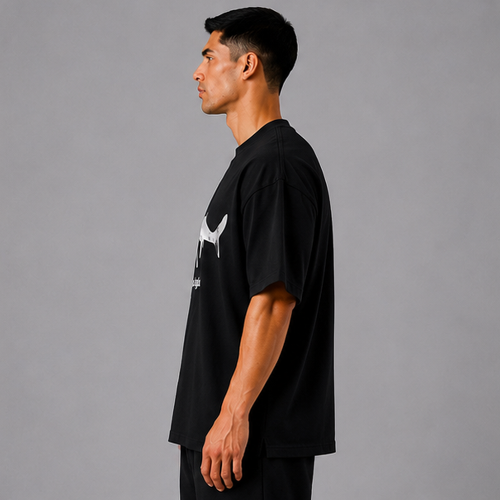 PALM ANGELS SHARK Oversized T-shirt
