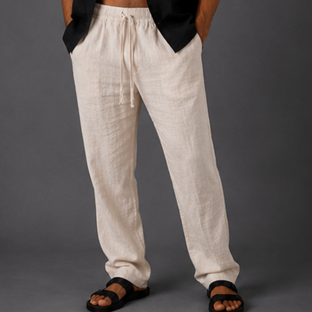 Linen Regular Fit Pants