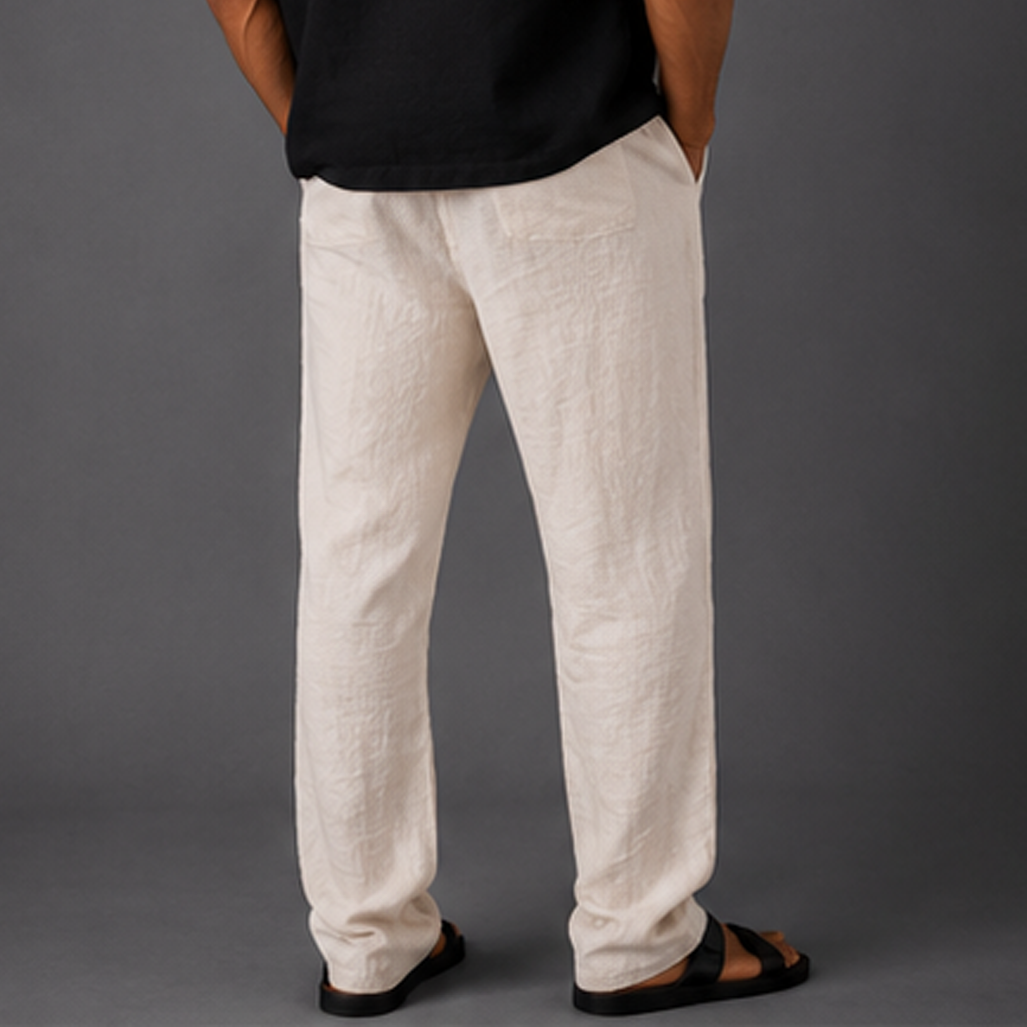 Linen Regular Fit Pants