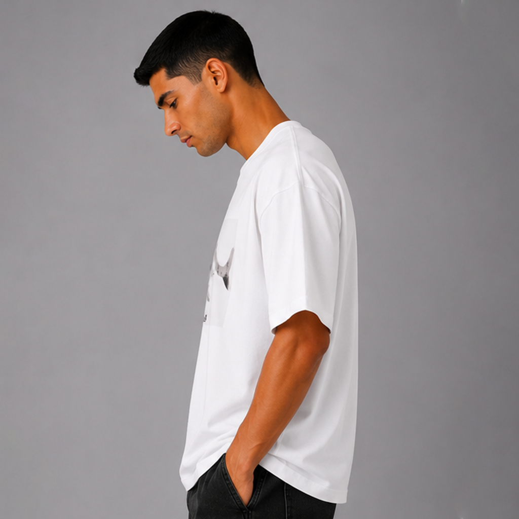 PALM ANGELS SHARK Oversized T-shirt